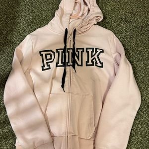 PINK zip up hoodie